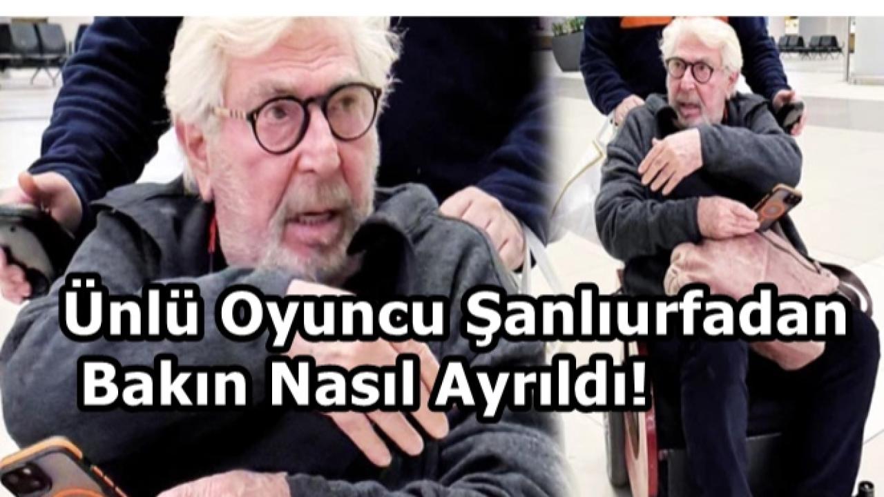 Ünlü Oyuncu Şanlıurfa'dan Tekerlekli Sandalye İle Çıktı!
