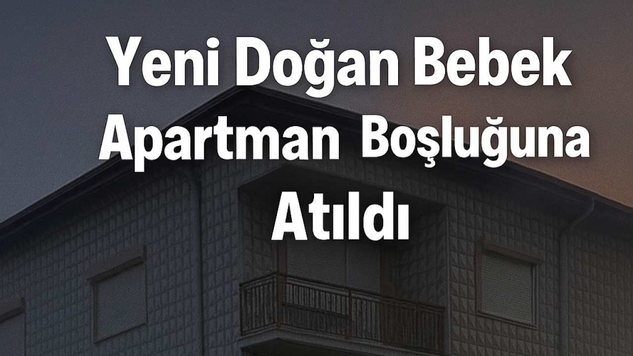 Yeni Doğan Bebek Apartman Boşluğuna Atıldı