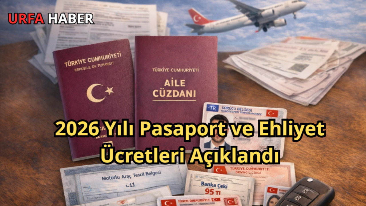 2026 Yılı Pasaport ve Ehliyet Ücretleri Açıklandı