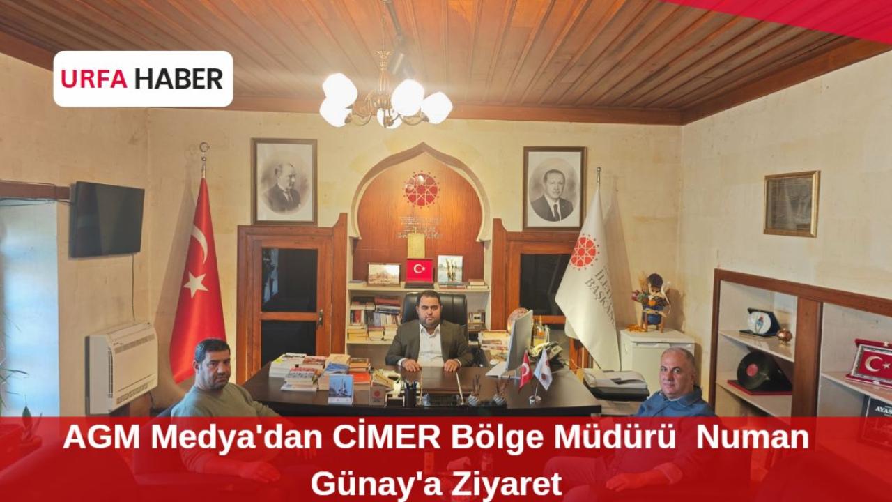 AGM Medya'dan Cumhurbaşkanlığı İletişim Başkanlığı Bölge Müdürü Numan Günay'a Ziyaret