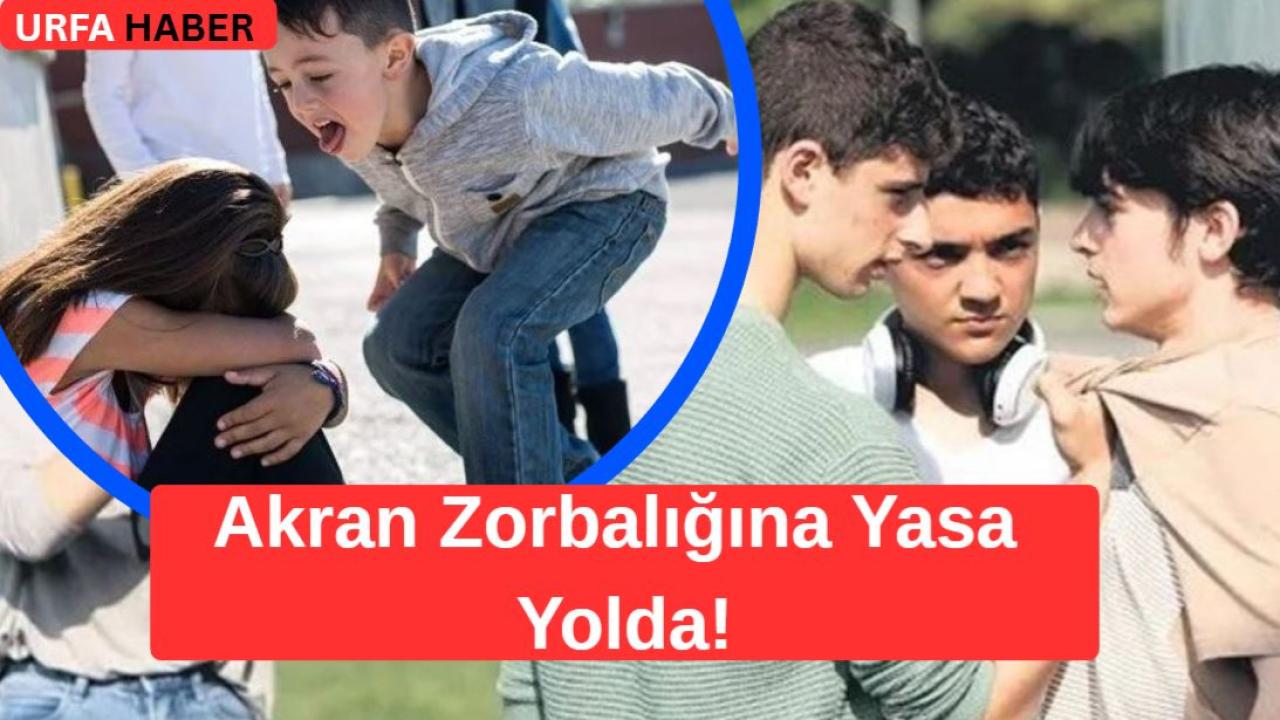 Akran Zorbalığına Yasa Yolda!