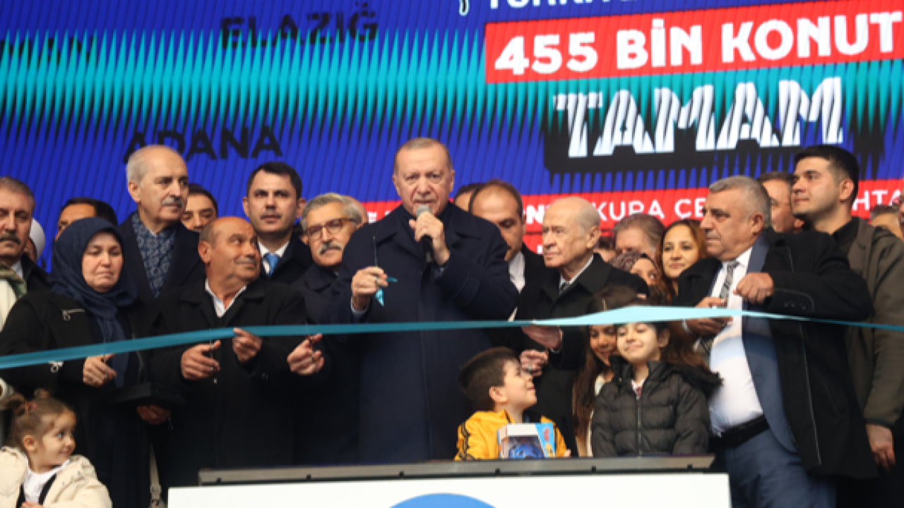 Cumhurbaşkanı Erdoğan, Hatay’da 455 Bin Konutu Teslim Etti