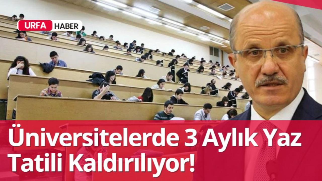 Üniversitelerde 3 Aylık Yaz Tatili Kaldırılıyor!
