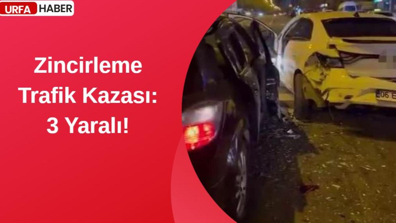 Zincirleme Trafik Kazası: 3 Yaralı!