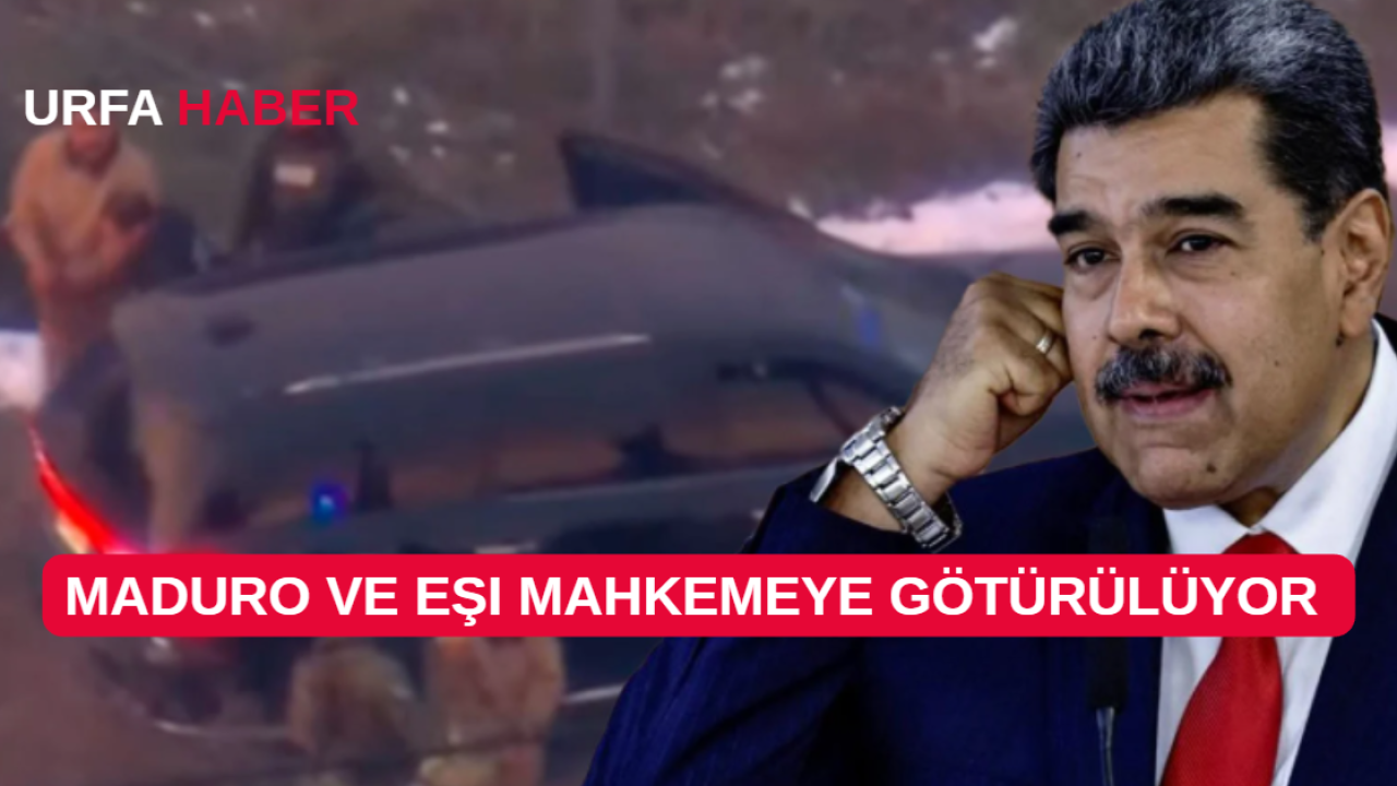 Maduro ve Eşi Mahkemeye Götürülüyor