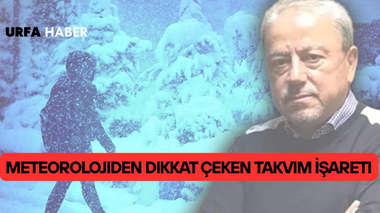 Meteorolojiden Dikkat Çeken Takvim İşareti