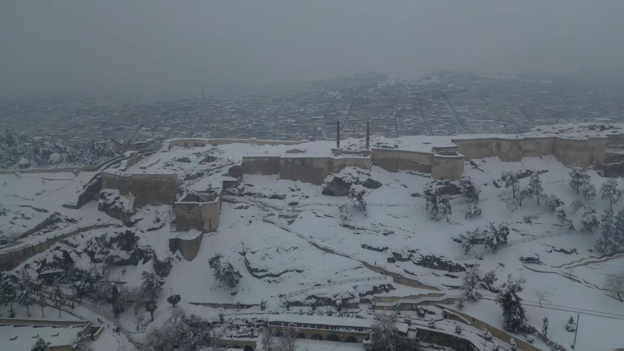 Şanlıurfa'da kar manzaraları