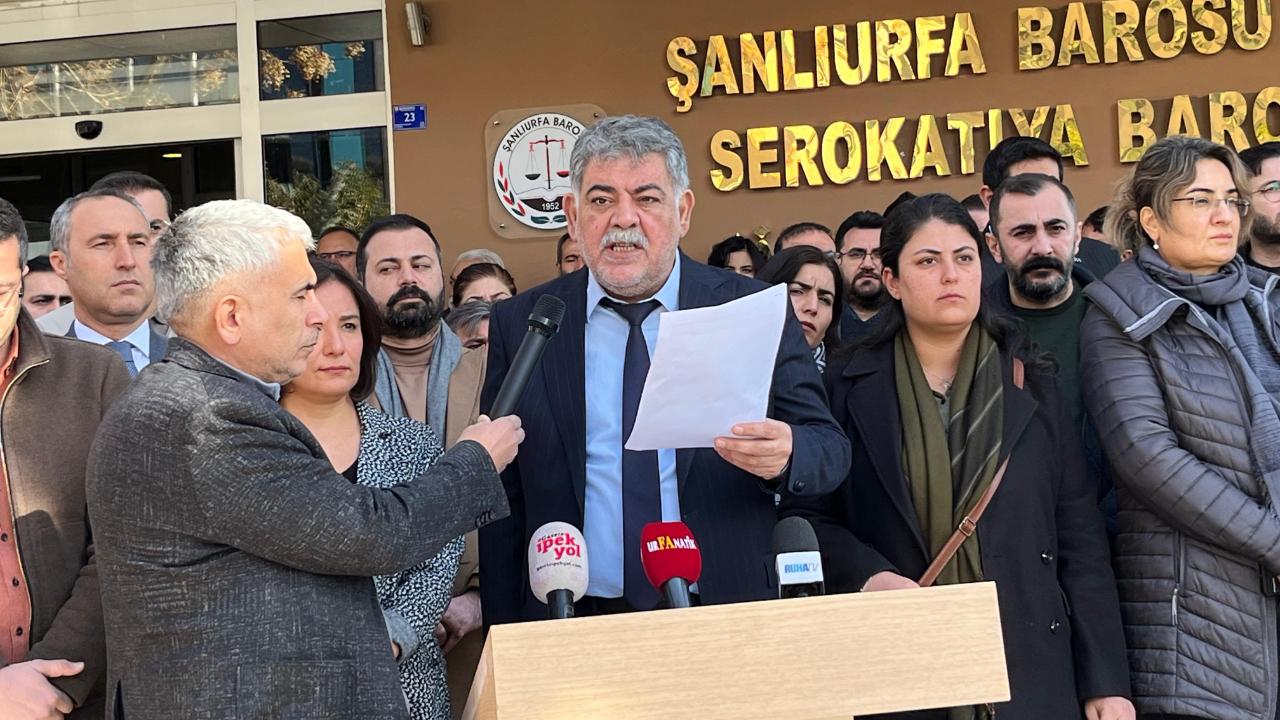 Şanlıurfa'da Rojava'daki olaylara yönelik açıklama