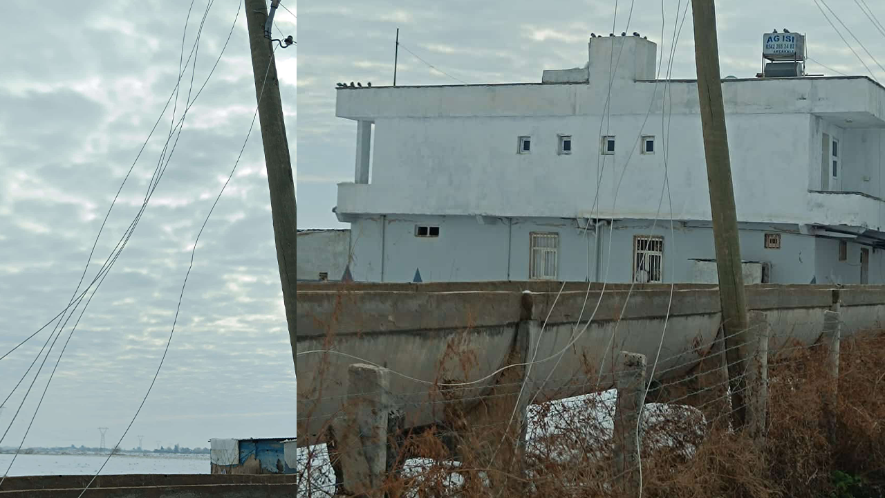 Şanlıurfa'da yoğun kar yağışından dolayı kopan elektrik telleri, tehlike yaratıyor