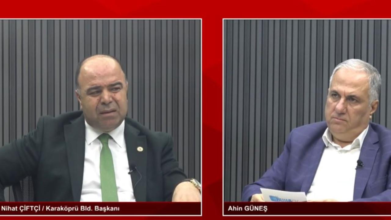 Karaköprü Belediye Başkanı Çiftçi, Kırmızı Platform'da soruları yanıtladı!