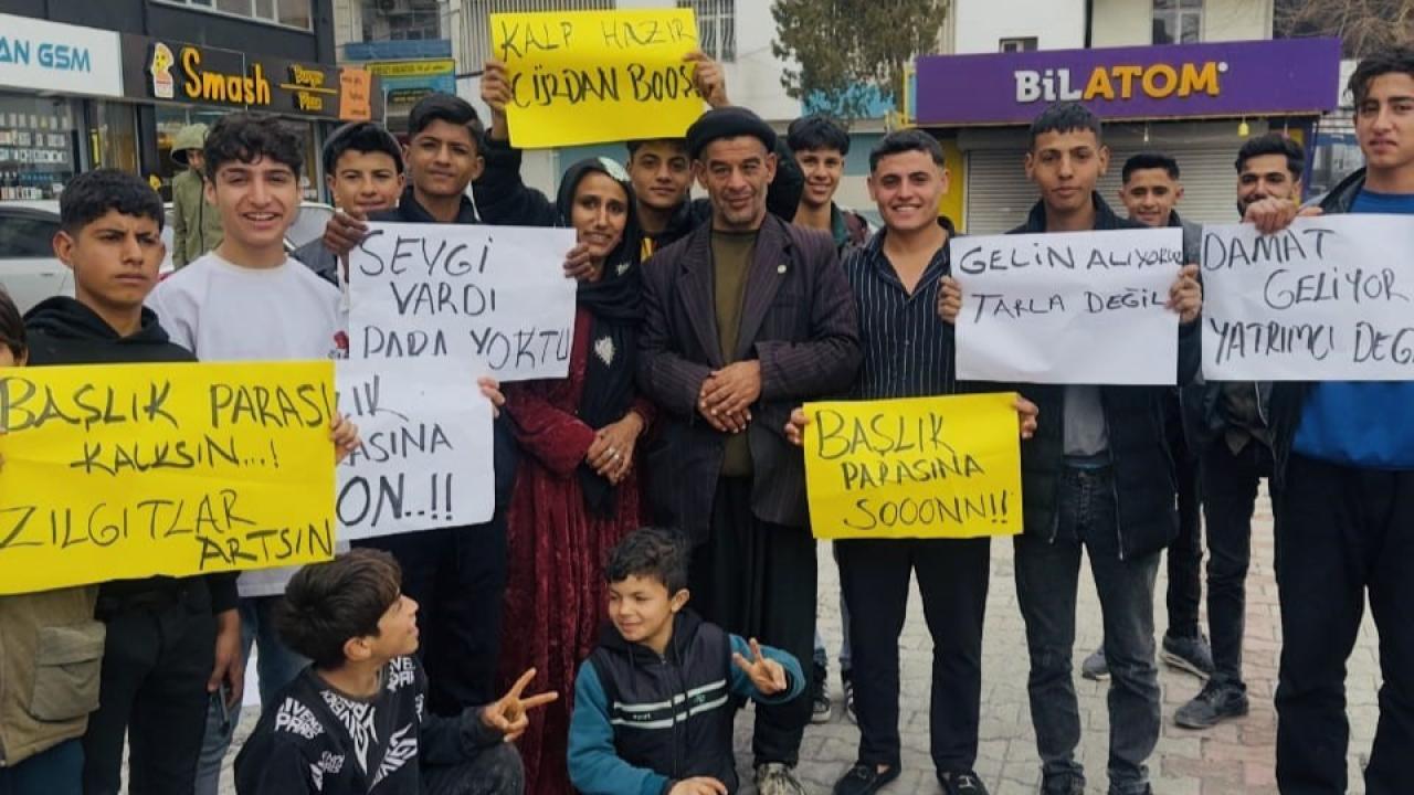 Şanlıurfa'da 2 milyon TL'ye ulaşan başlık parasına tepki!