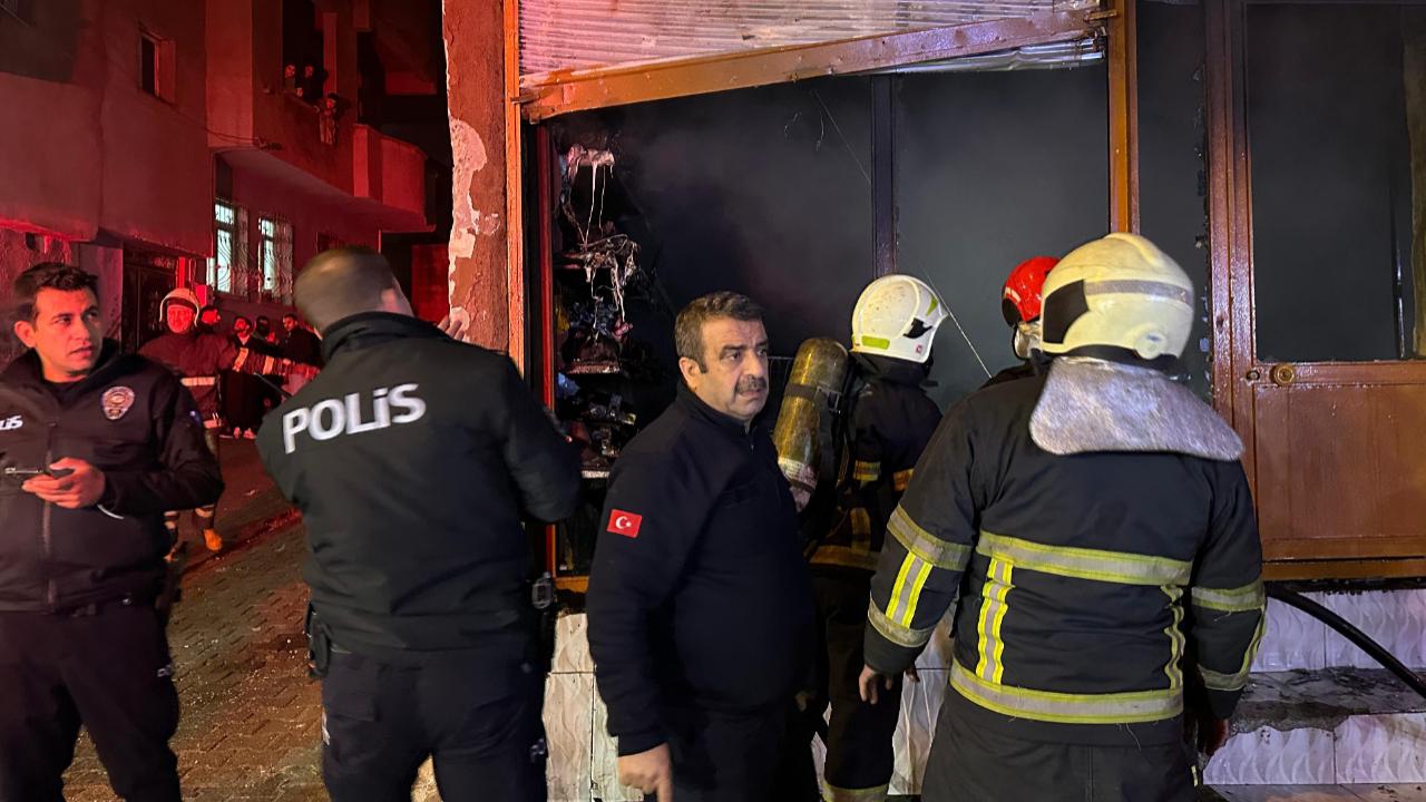 Şanlıurfa'da bir iş yerinde yangın çıktı!