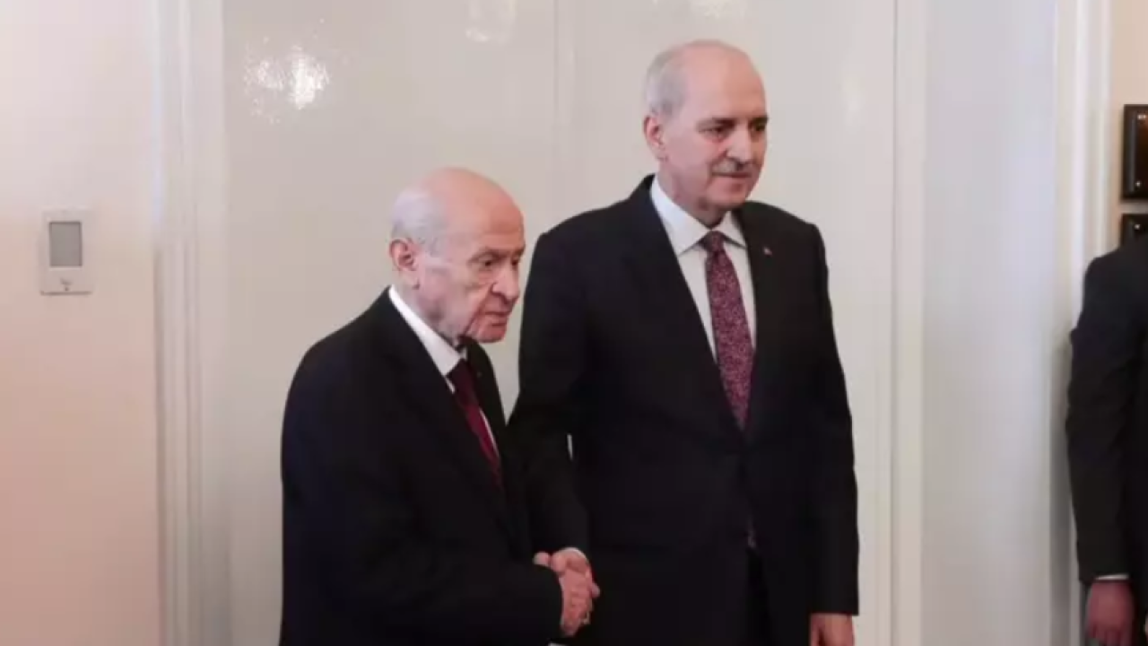 TBMM Başkanı Kurtulmuş, MHP Lideri Bahçeli’yi ziyaret etti!