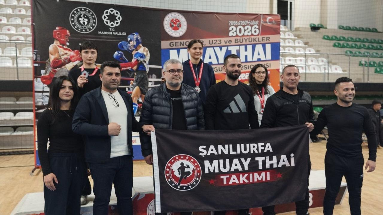 Urfalı Muay Thaicilerden madalya yağmuru