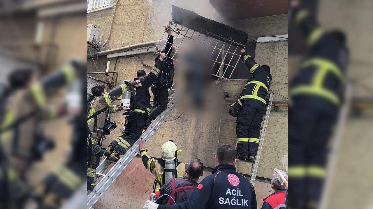 Diyarbakır'da dükkanda çıkan yangında çırak mahsur kaldı!