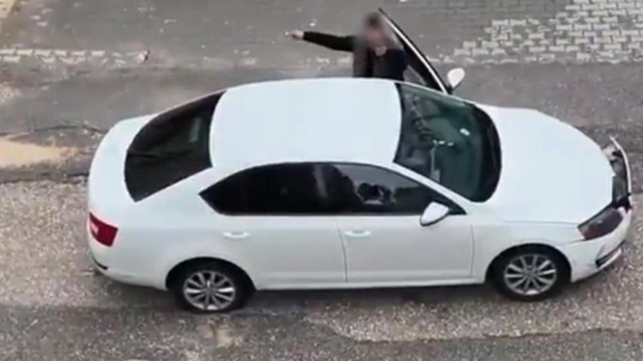 Firari hükümlü polisi tabanca ile tehdit etti!