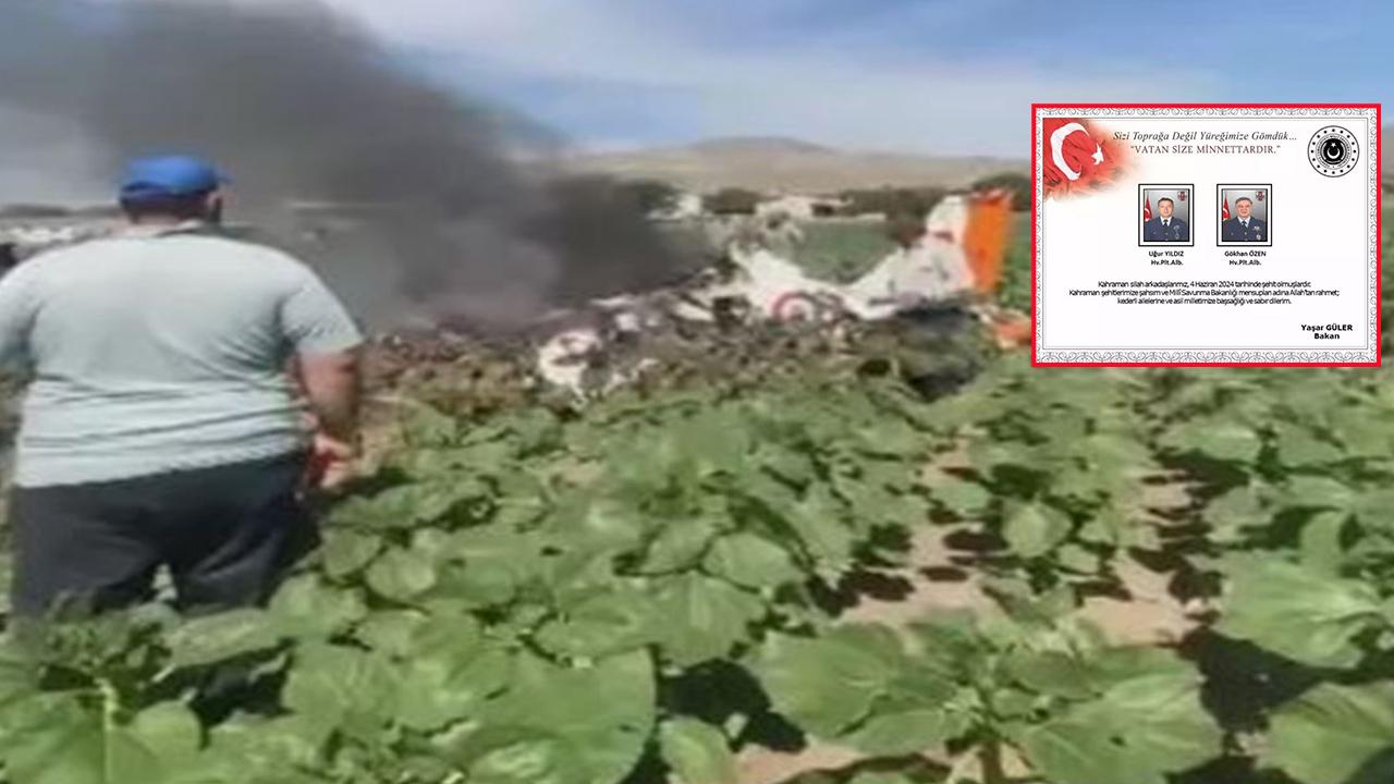 Kayseri’de 2 pilotun şehit olduğu uçak kazasına ilişkin soruşturmada karar çıktı!