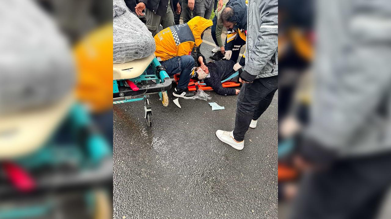 Mardin'de tankerin çarptığı yaya yaralandı!