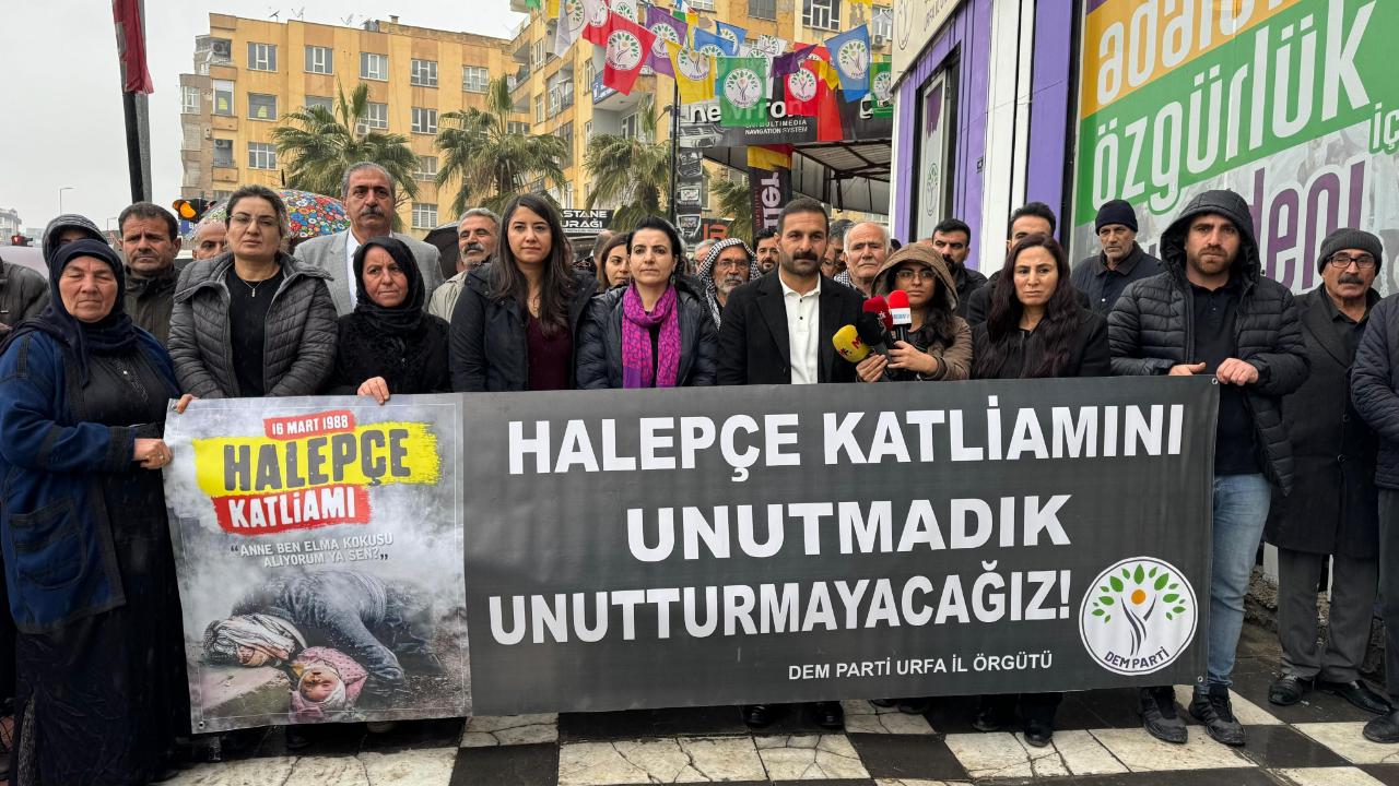 Urfa'da Halepçe Katliamına ilişkin açıklama!