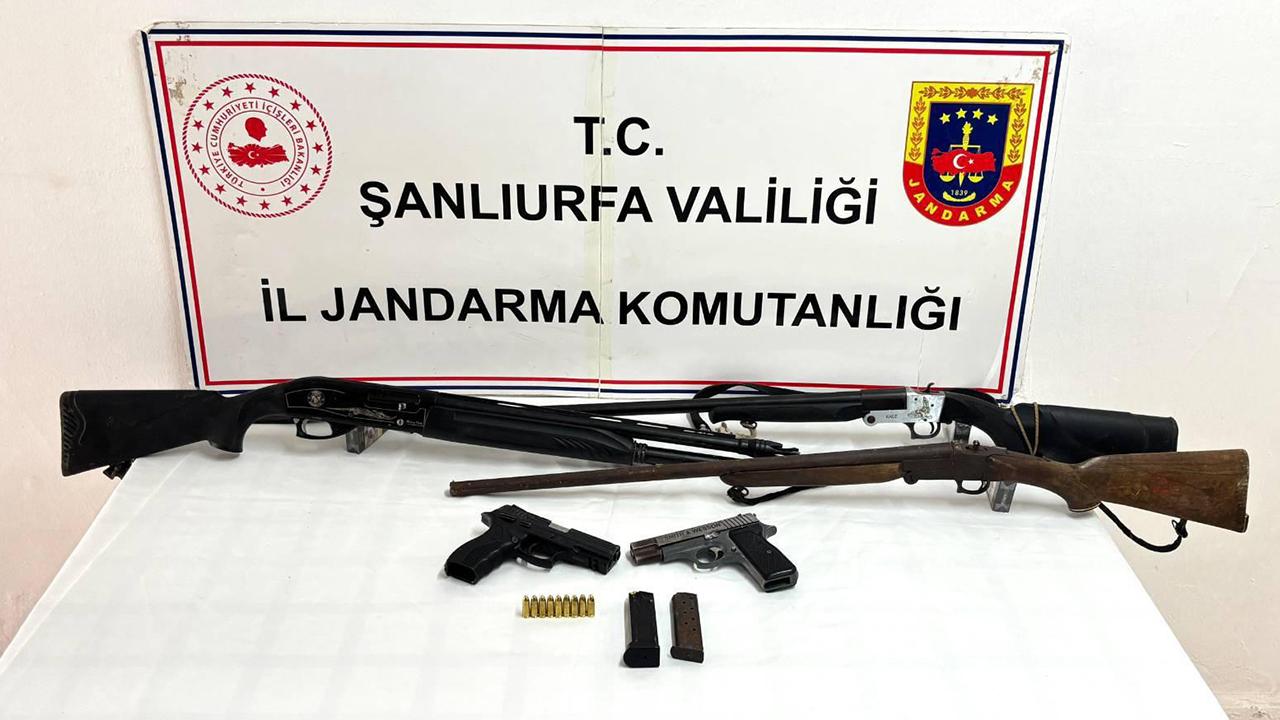 Urfa'da ruhsatsız silah operasyonu!