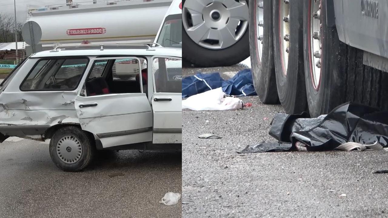 Cenaze dönüşü feci kaza: O anlar kamerada!