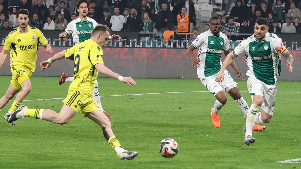 Fenerbahçe, deplasmanda Konyaspor'a mağlup oldu!