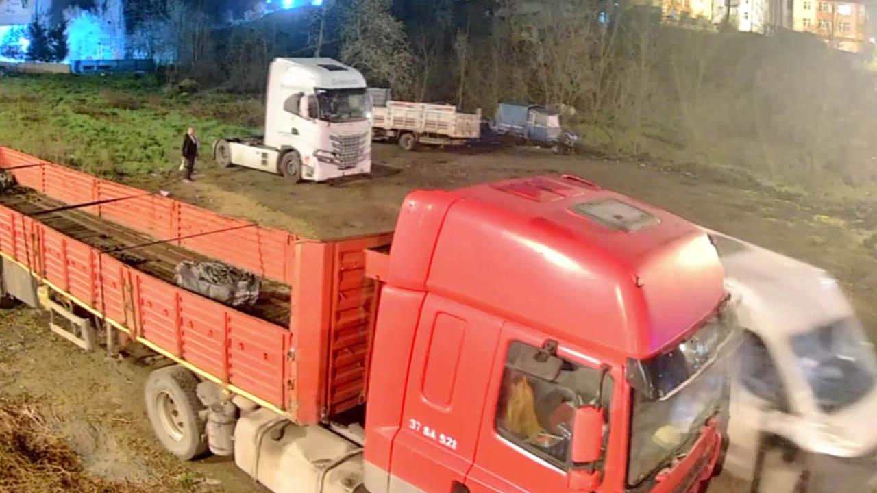 Film gibi olay: Çaldığı tırı satamayınca dolandırıldı! O anlar kamerada!
