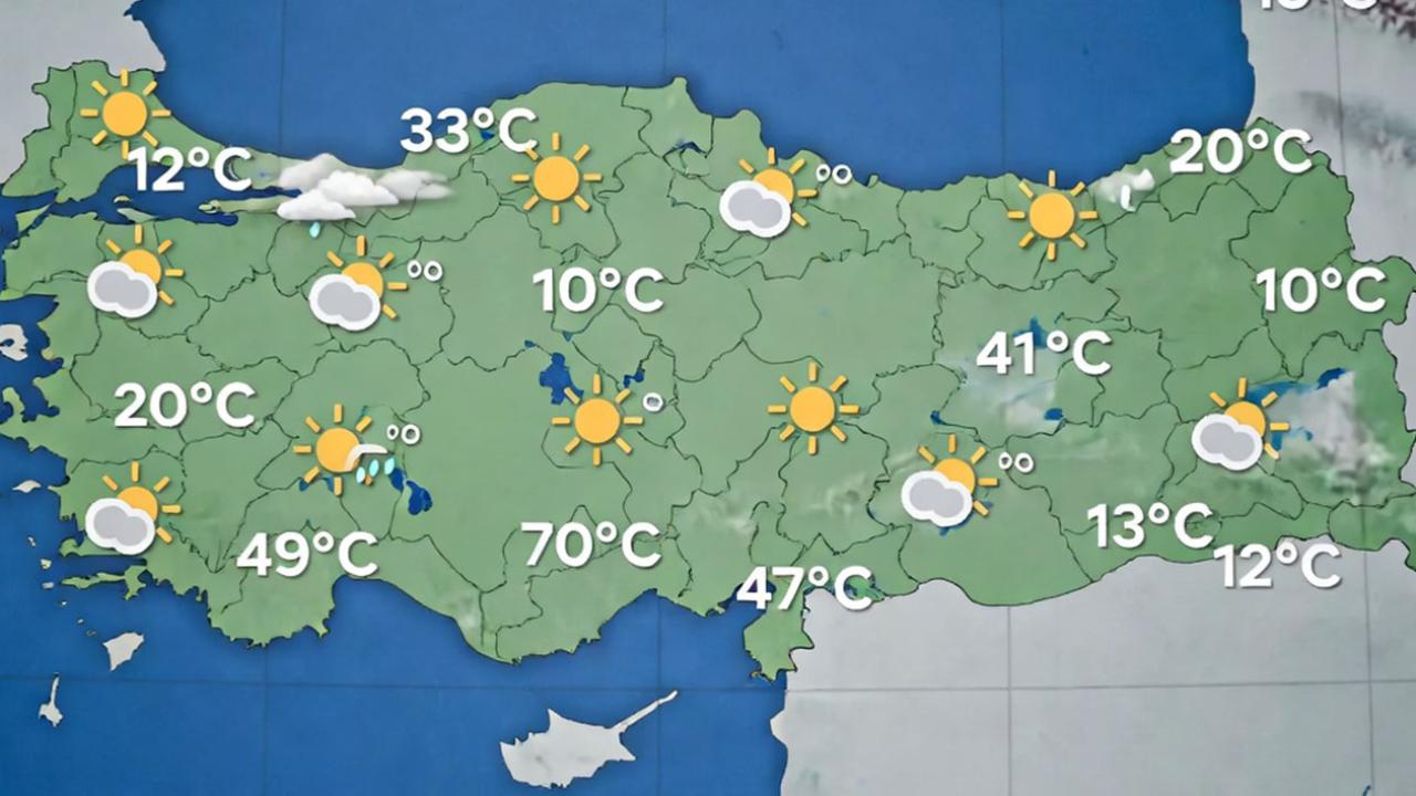 Hava sıcaklığı mevsim normallerinde! Tehlike Doğu illerinde!