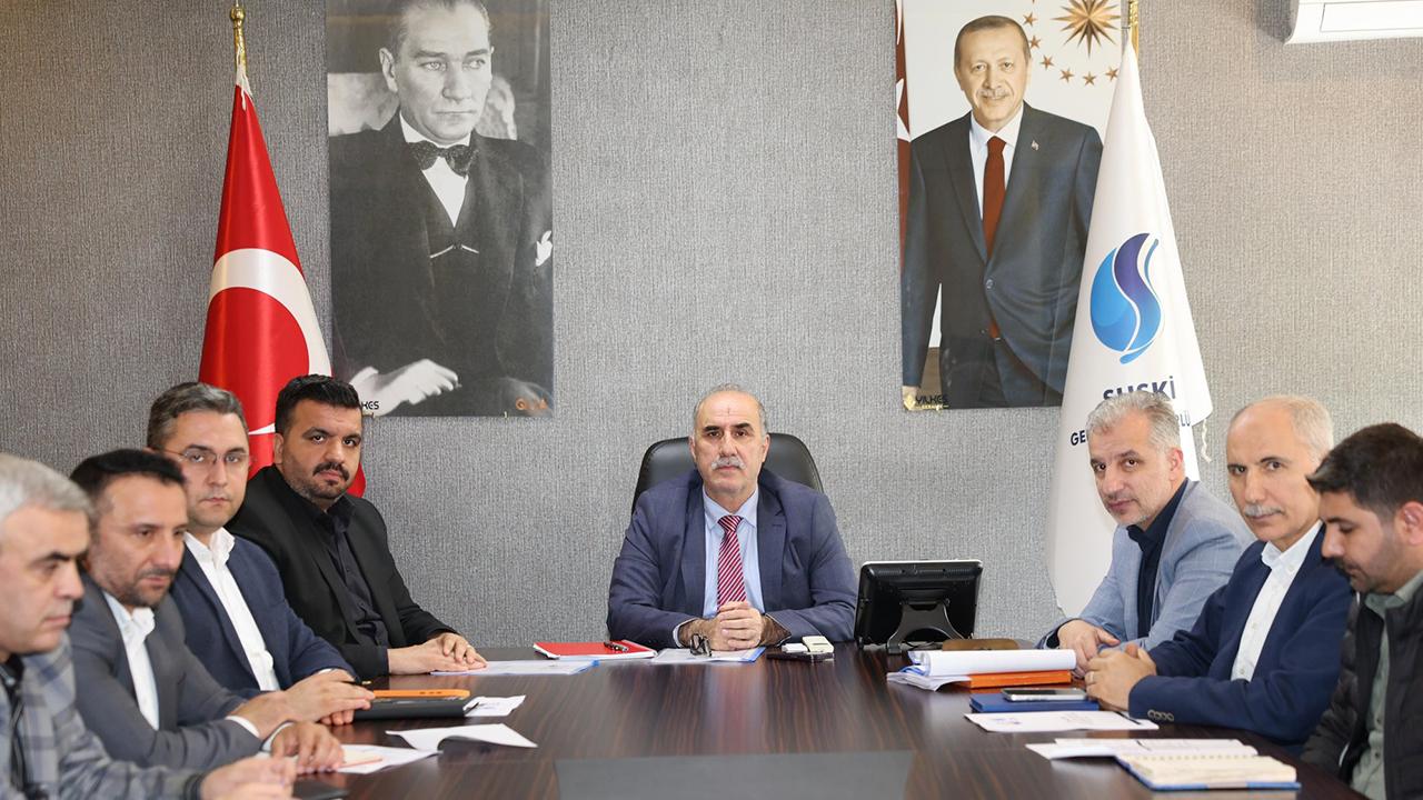 ŞUSKİ'den değerlendirme toplantısı!