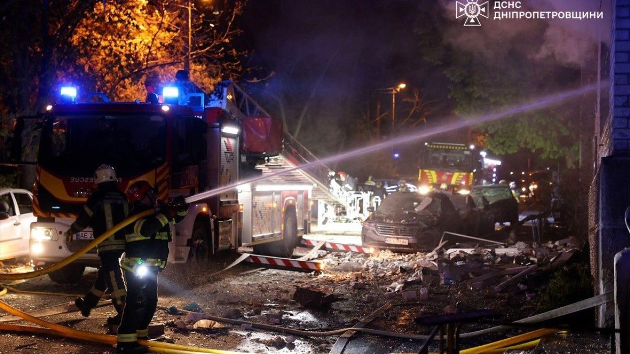 Ukrayna: Rusya'nın Dnipro'ya düzenlediği saldırıda 2 kişi öldü, 9 kişi yaralandı