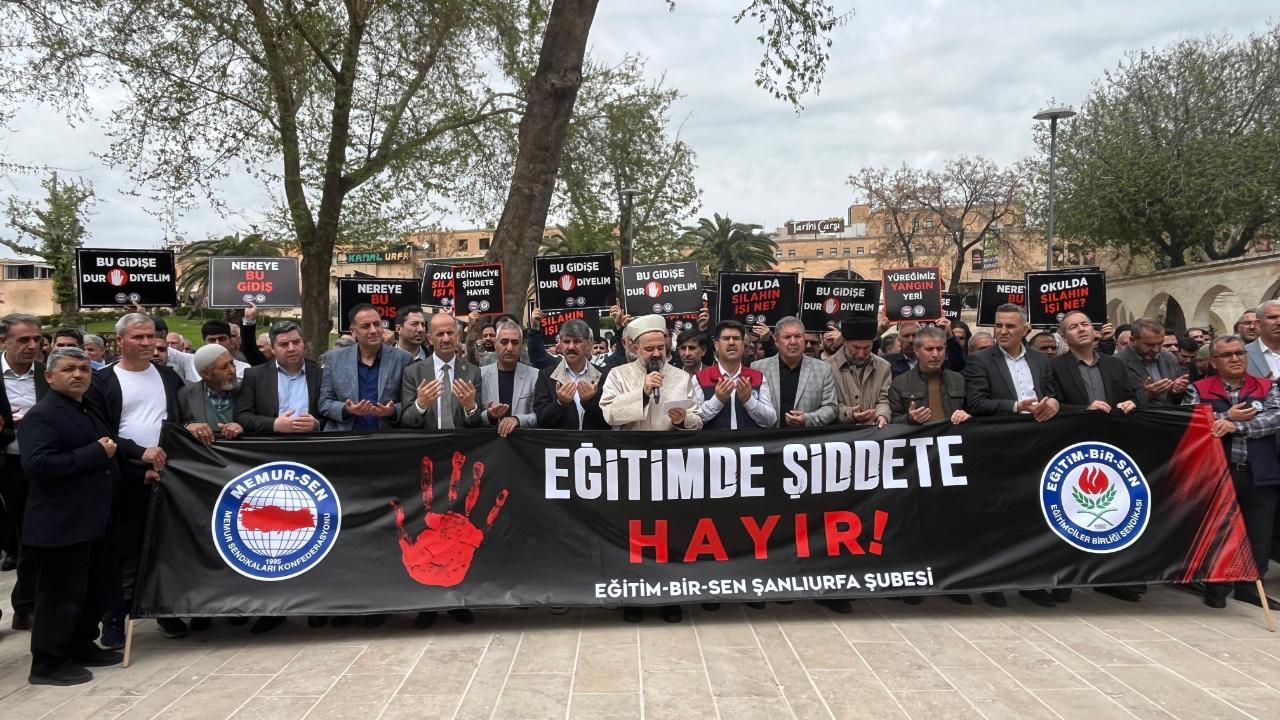 Urfa Eğitim-Bir-Sen İl Başkanı Coşkun'dan okul saldırılarına sert tepki!