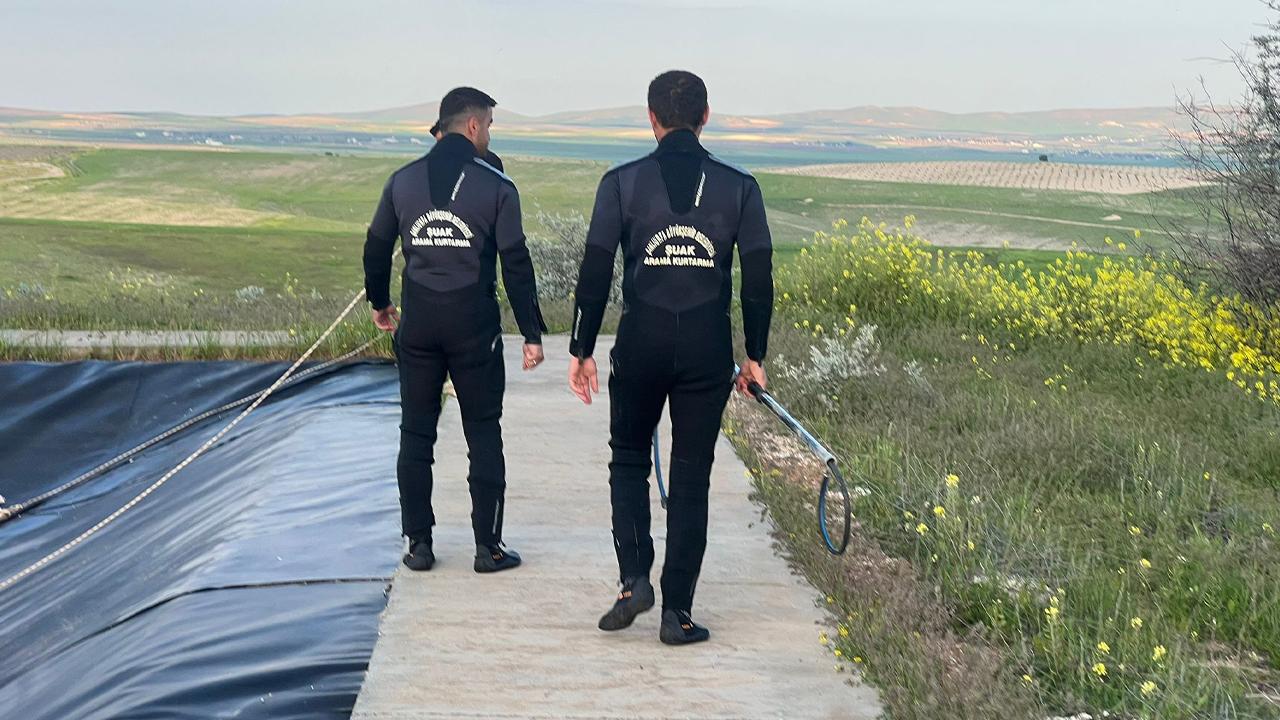 Urfa'da DSİ'ye ait gölete düştü!