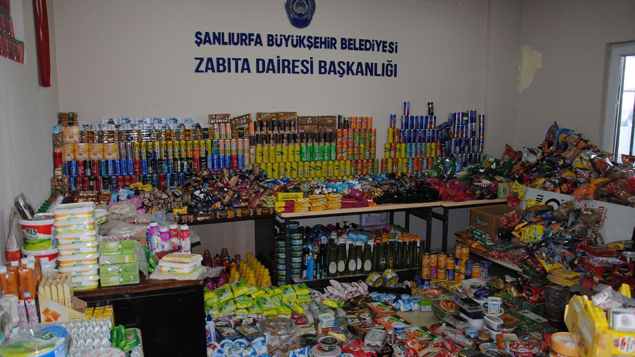 Urfa'da tarihi geçmiş ürünlere el konuldu!
