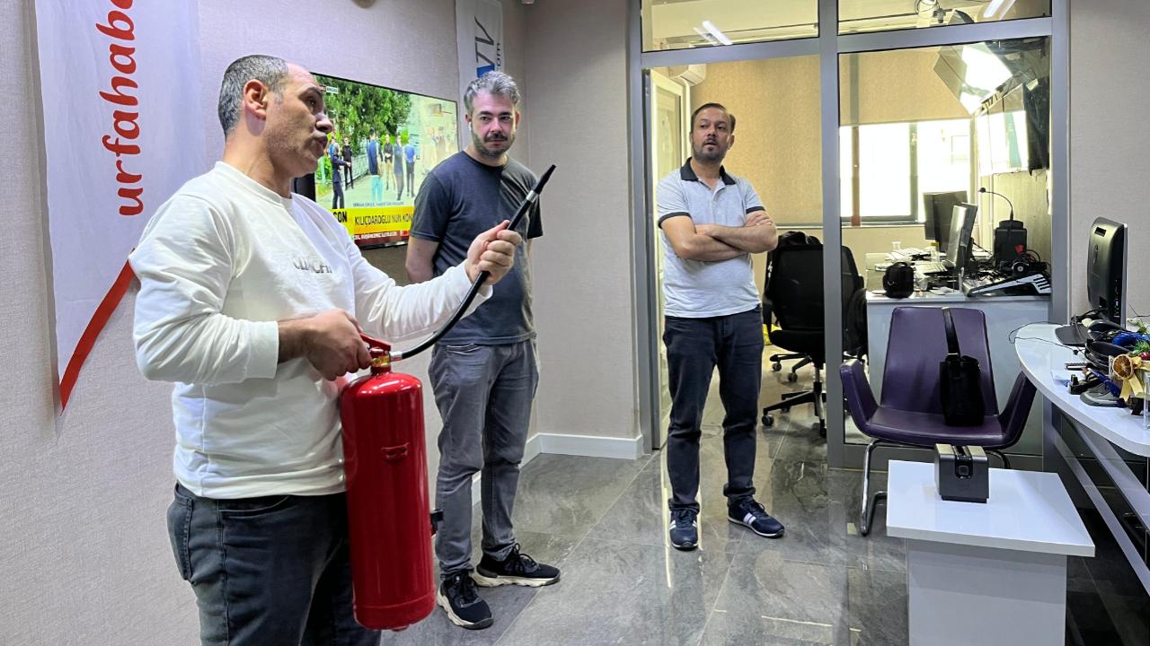 AGM Medya çalışanlarına iş güvenliği eğitimi verildi!