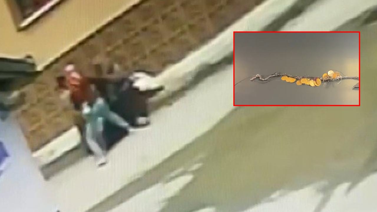 Boynundaki altınları saniyeler içinde çaldılar: O anlar kamerada