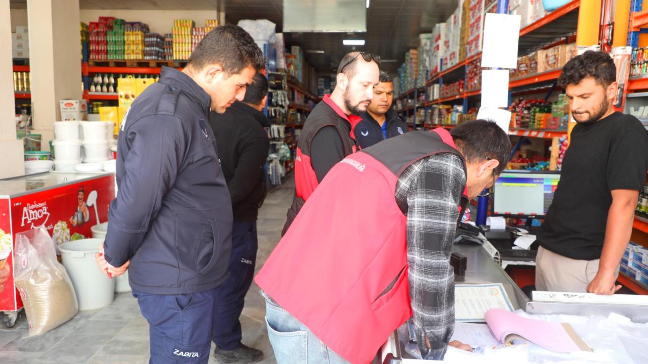 Harran’da sıkı denetim! Çok sayıda ürün imha edildi