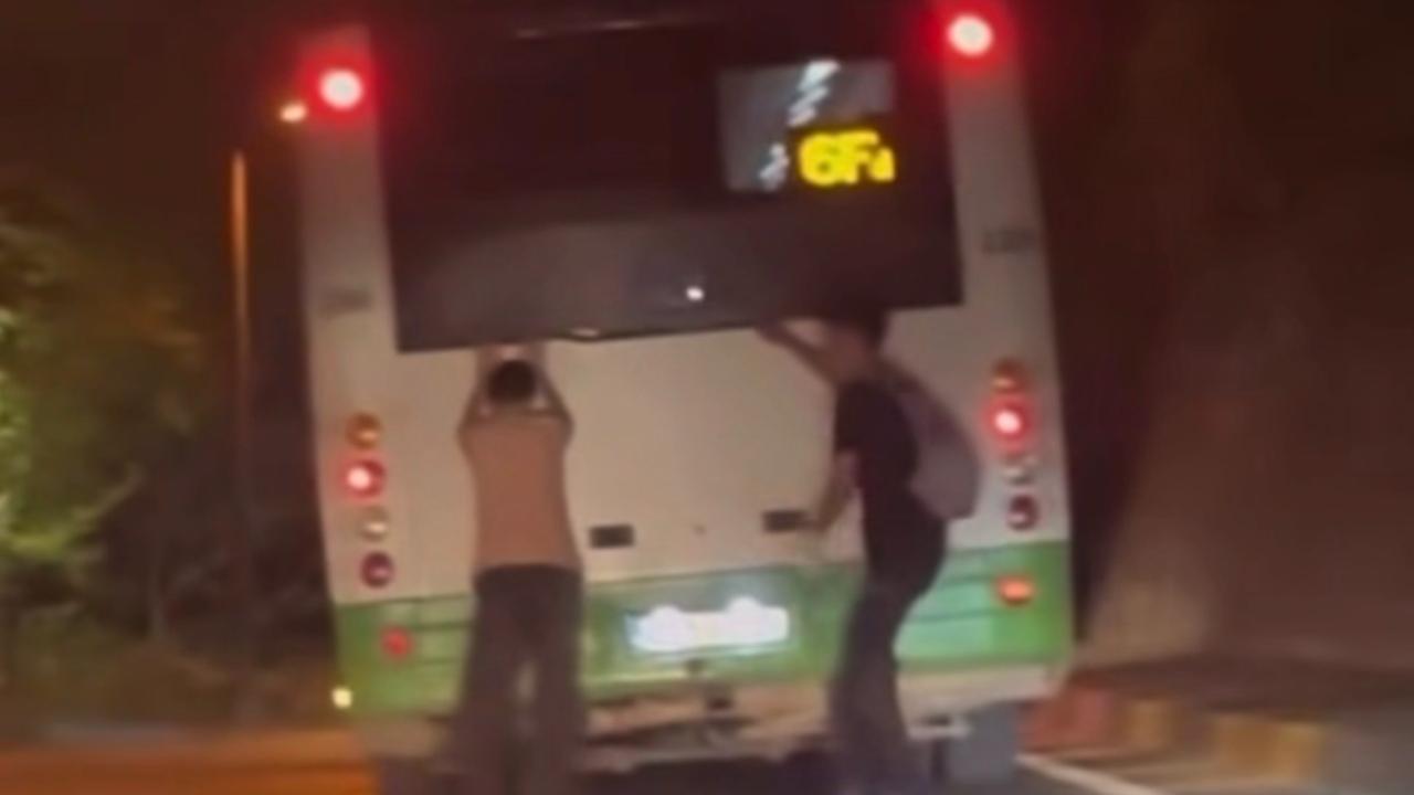 Patenli gençlerin tehlikeli yolculuğu kamerada!