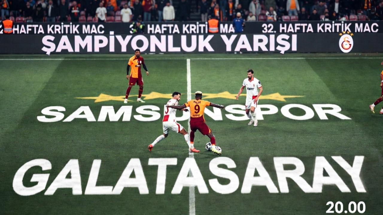 Samsunspor-Galatasaray maçı için geri sayım! İşte maç detayları...