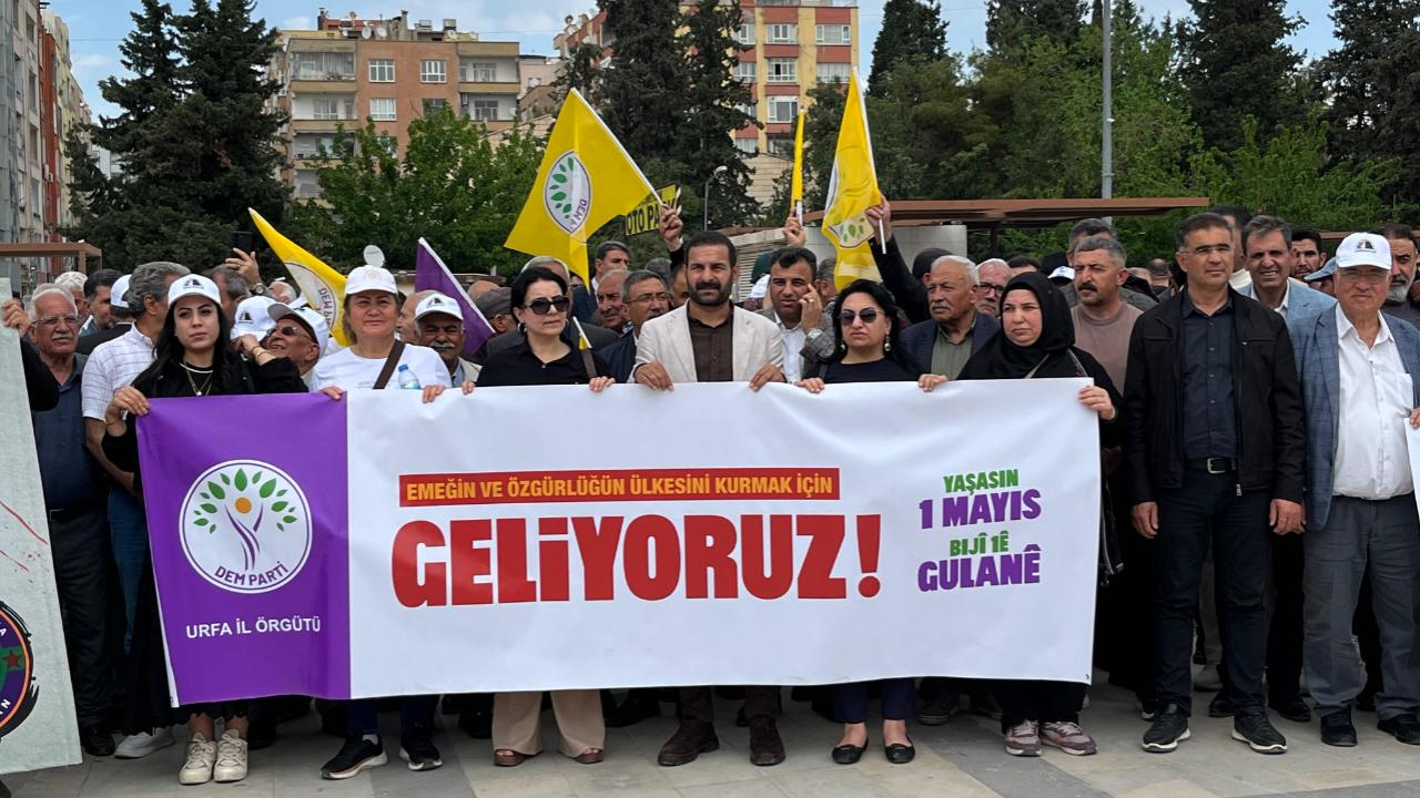Şanlıurfa’da 1 Mayıs yürüyüşü! Ortak emek ve dayanışma çağrısı!