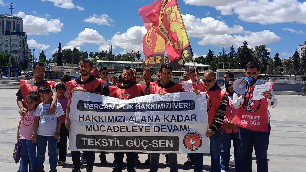Şanlıurfa'da işçi eylemi! 139 günlük mağduriyet!