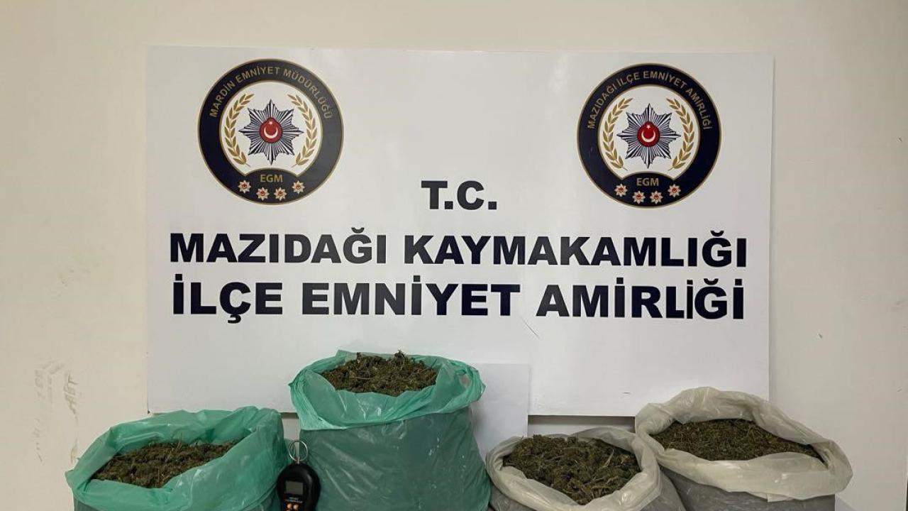 Mardin'de kilolarca uyuşturucu ele geçirildi!