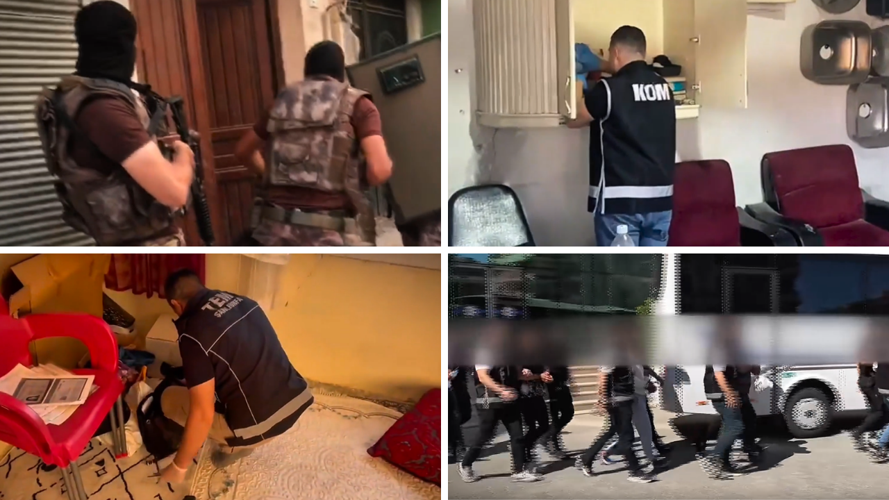 Şanlıurfa merkezli 4 ilde silahlı suç örgütü operasyonu!