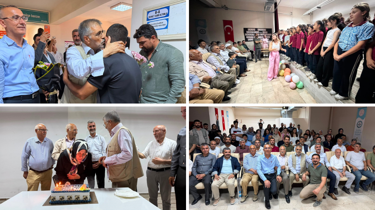 Şanlıurfa'da 37 yıllık eğitim çınarına duygusal veda!