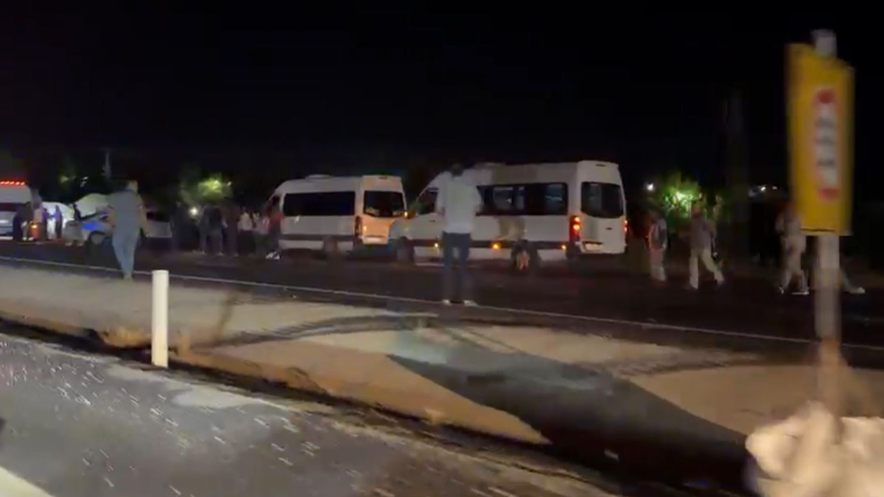 Urfa'da zincirleme kaza!