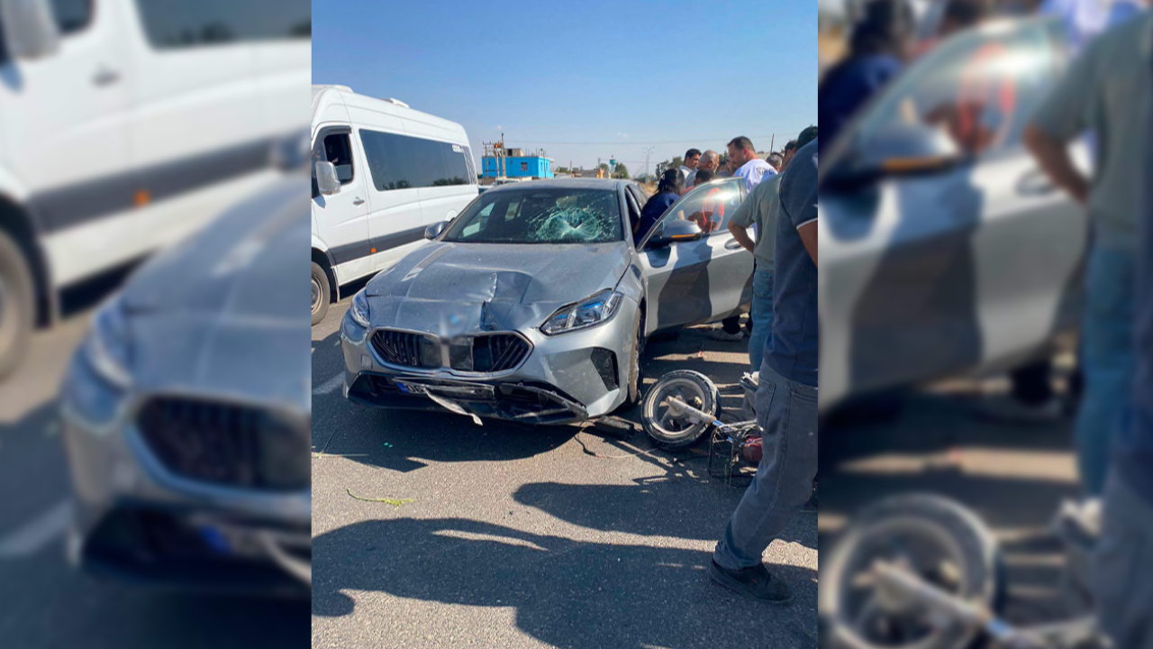 Şanlıurfa'da feci kaza: Otomobil ile motosiklet çarpıştı!
