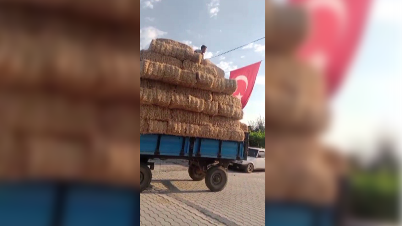 Urfalı mevsimlik işçilerin duygulandıran bayrak sevdası!