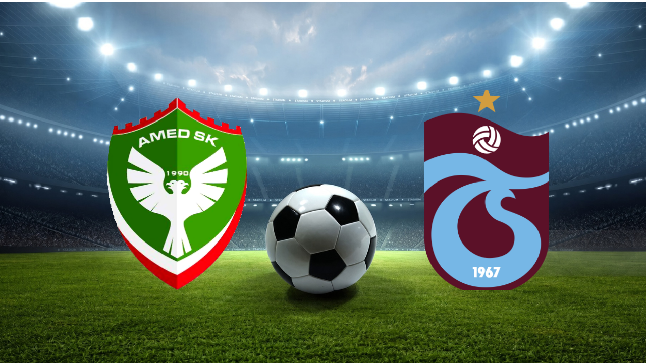 Amedspor-Trabzonspor maçı saat kaçta, hangi kanalda?