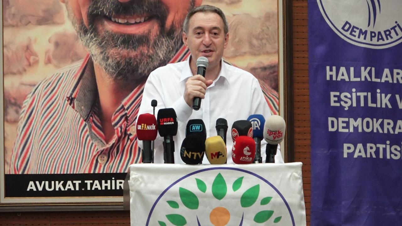 DEM Parti lideri Bakırhan’dan Şanlıurfa’da barış vurgusu!