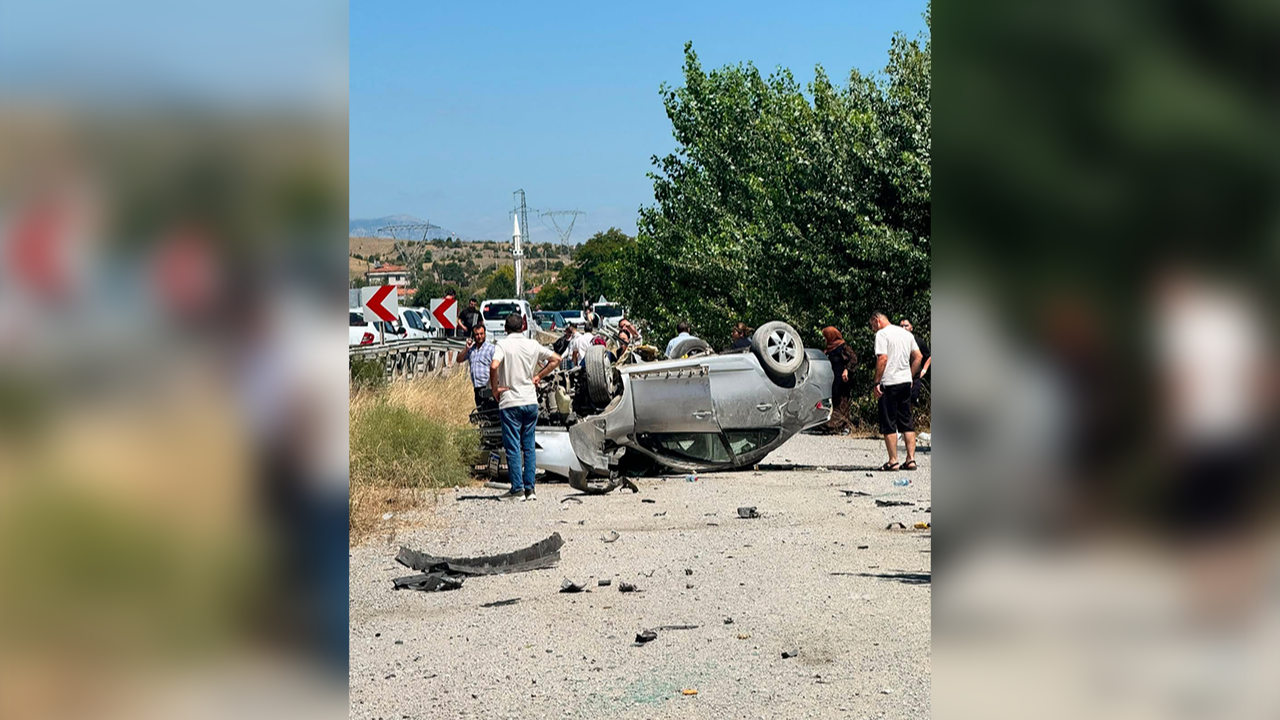 Otomobil takla attı: Çok sayıda yaralı var!