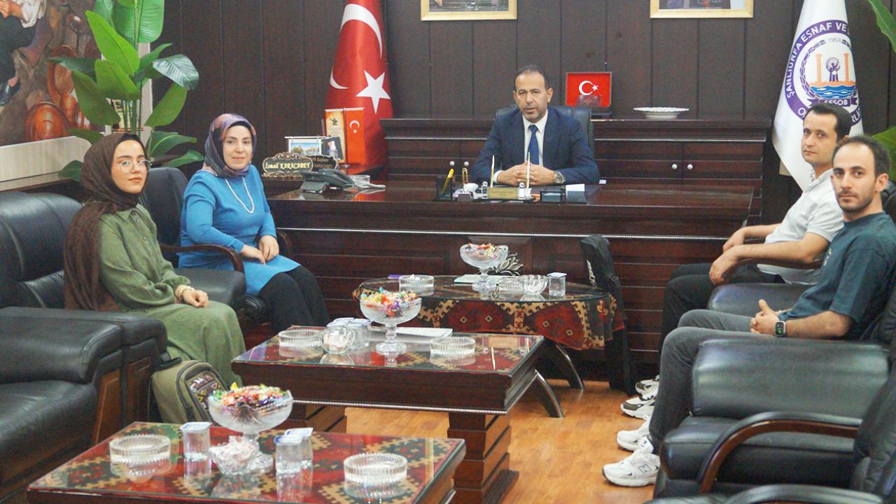 Ruha TV ekibinden ŞESOB Başkanı Karacabey’e ziyaret!